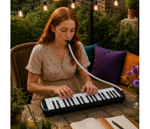 MusicMate Harmonijka klawiszowa MM-ML37-B Melodica 37 - 1588166 - zdjęcie 11
